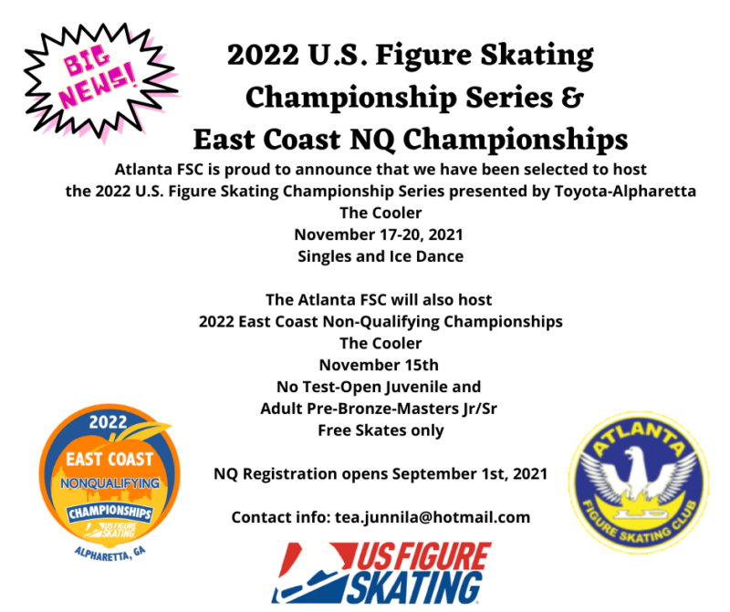 2022 U.S. Figure Skating Championship Series Atlanta Figure Skating Club